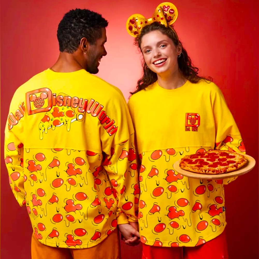 Disney Parks Disney Eats Walt Disney World Mickey Pizza Spirit Jersey Adult NWT